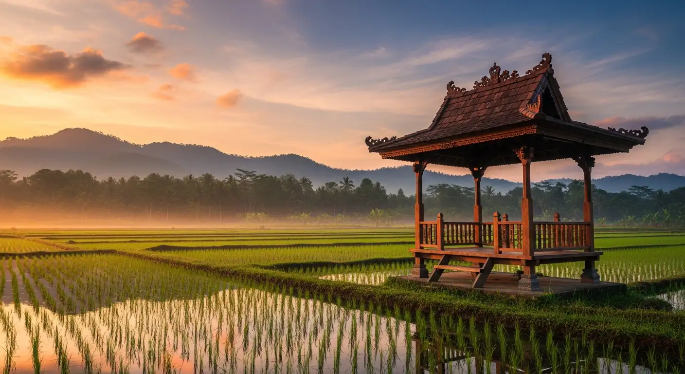 Promo Gazebo Kayu Ukiran Murah Setu